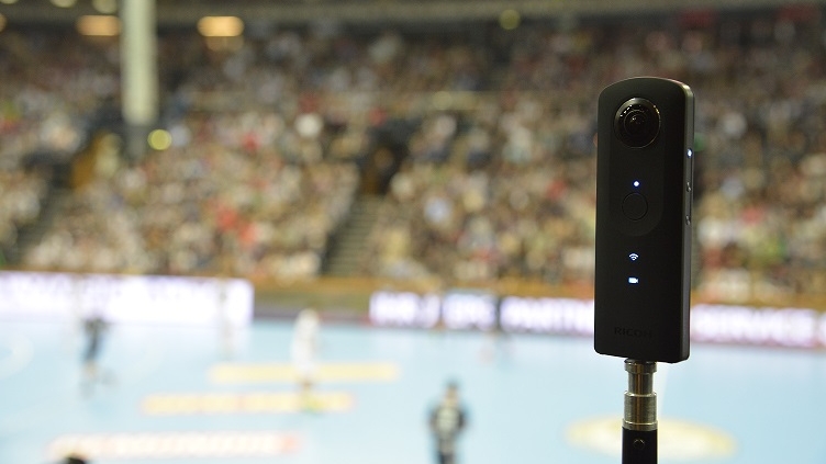 Premiere in der Handball Bundesliga. realTV und THW Kiel drehen 360°-Video
