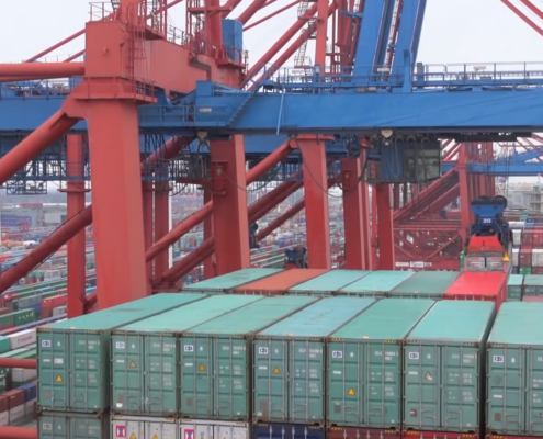 realTV auf dem größten Containerschiff der Welt