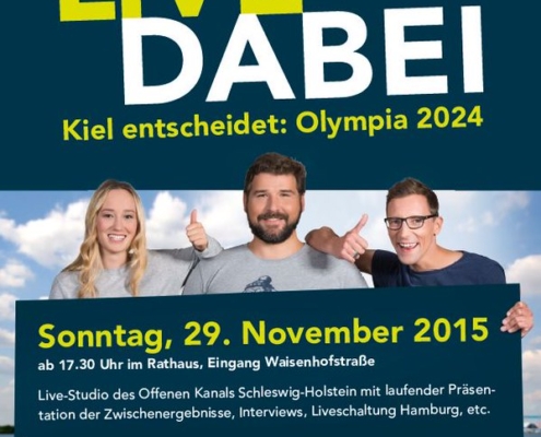 LIVE DABEI - Kiel entscheidet: Olympia 2024