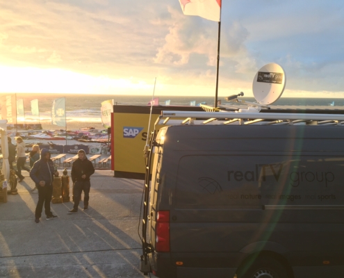 Videoproduktion im Internetstream beim Windsurf Worldcup Sylt