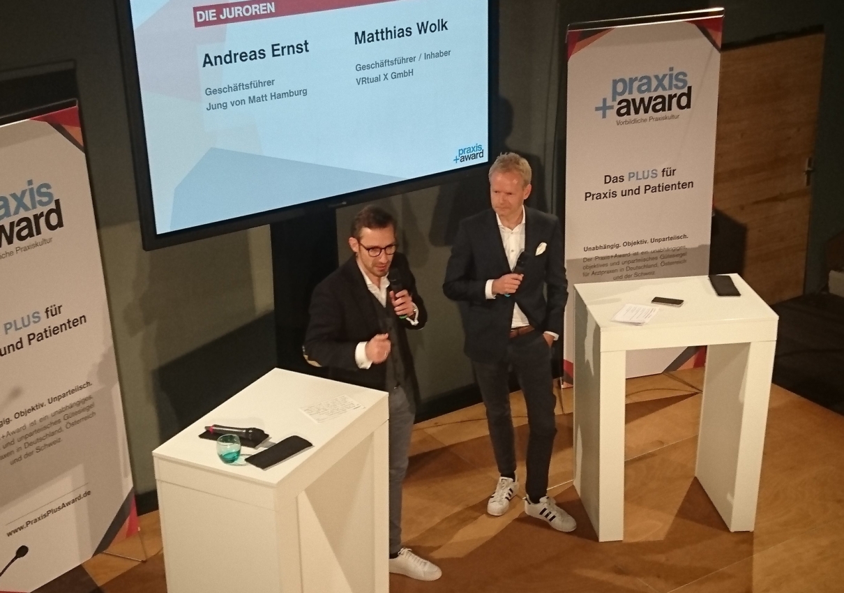 Virtual Reality: realTV CEO beim Praxis+Award