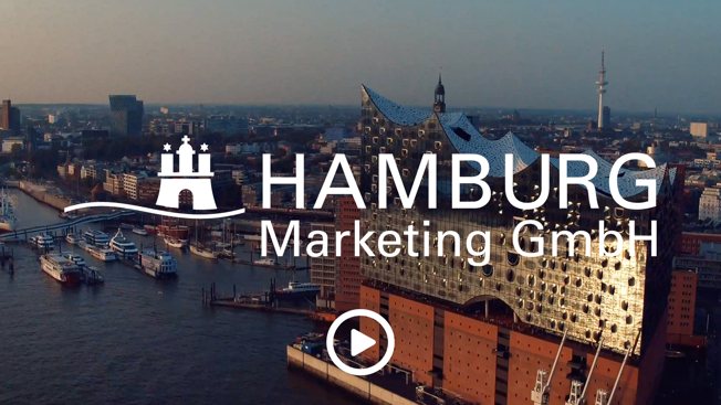 Hamburg Marketing mit Logo